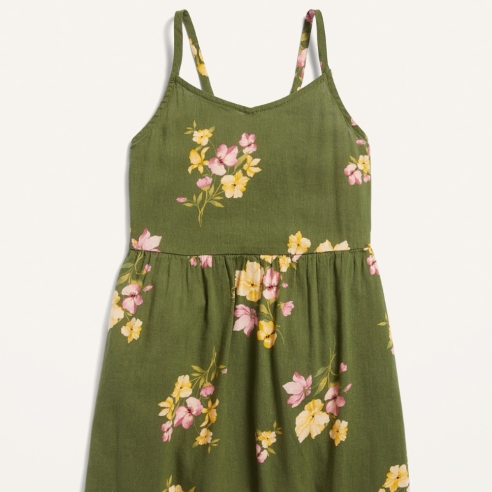$5 SALE! NWT Green floral kids dress